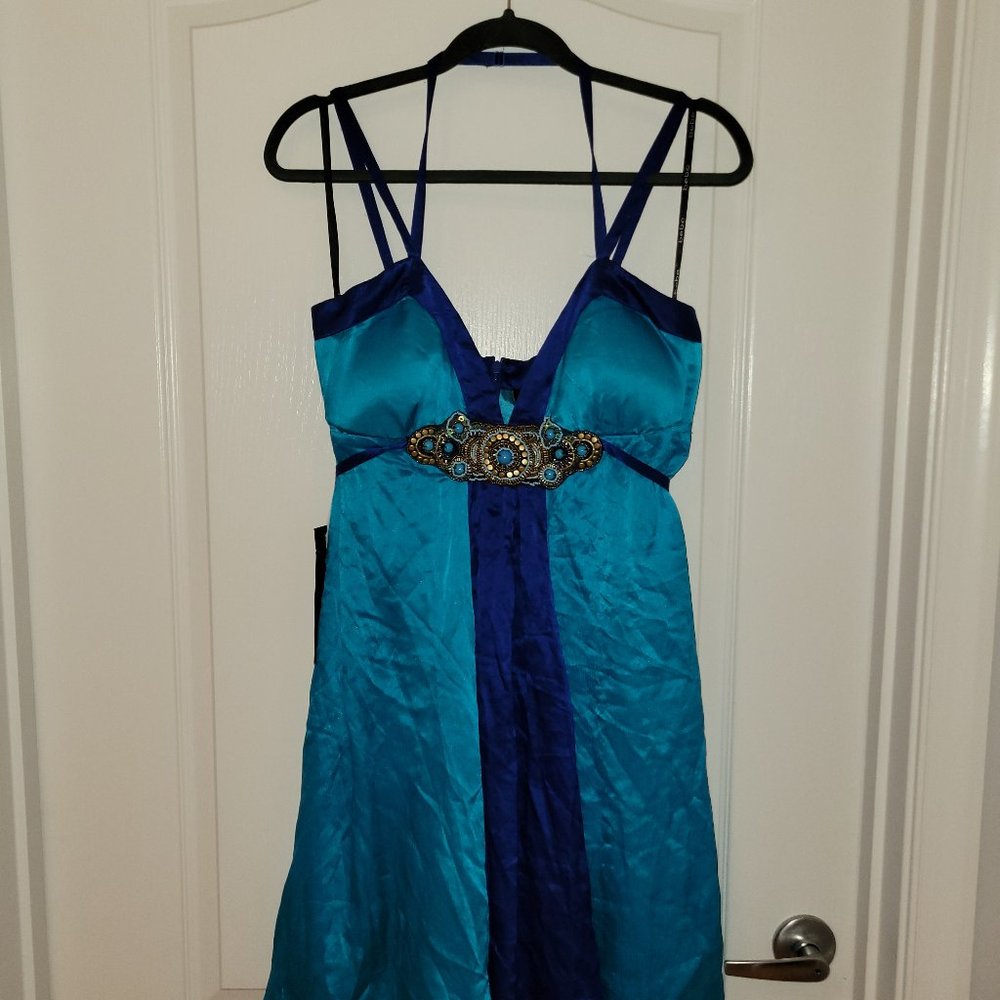 bebe | Dazzling Blue Dress